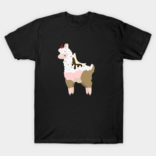 Ice Cream Sundae Llama T-Shirt